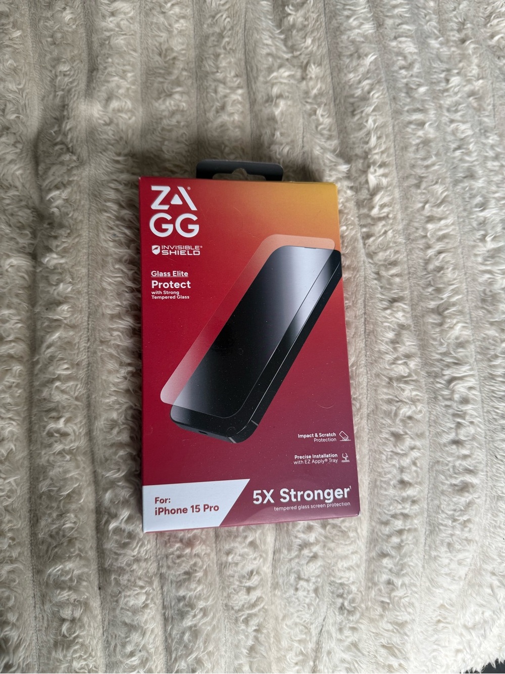 iPhone 15 Pro ZAGG InvisibleShield Glass Elite Screen Protector